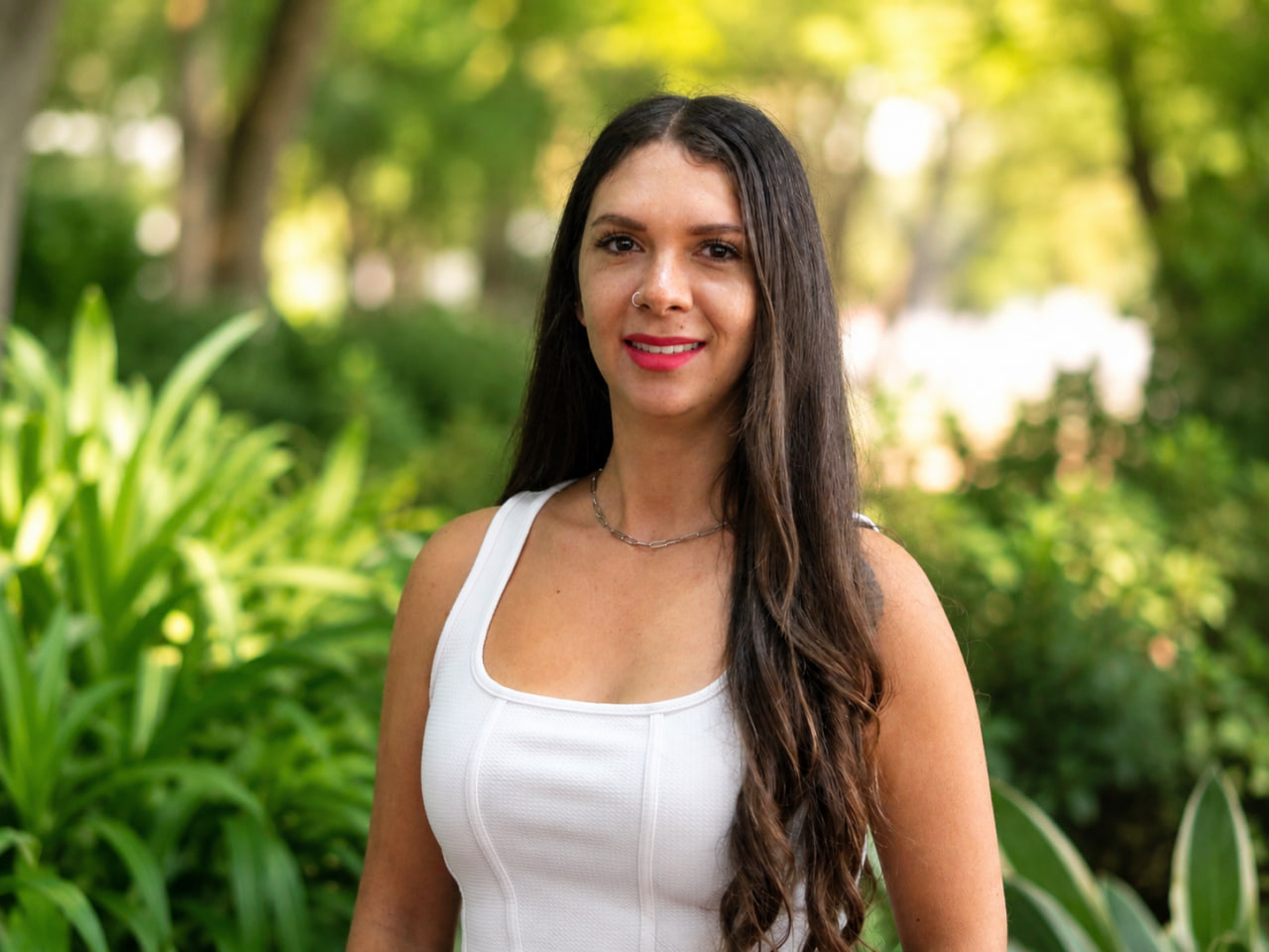 Integrante del departamento de ciencias Anyela Cubero