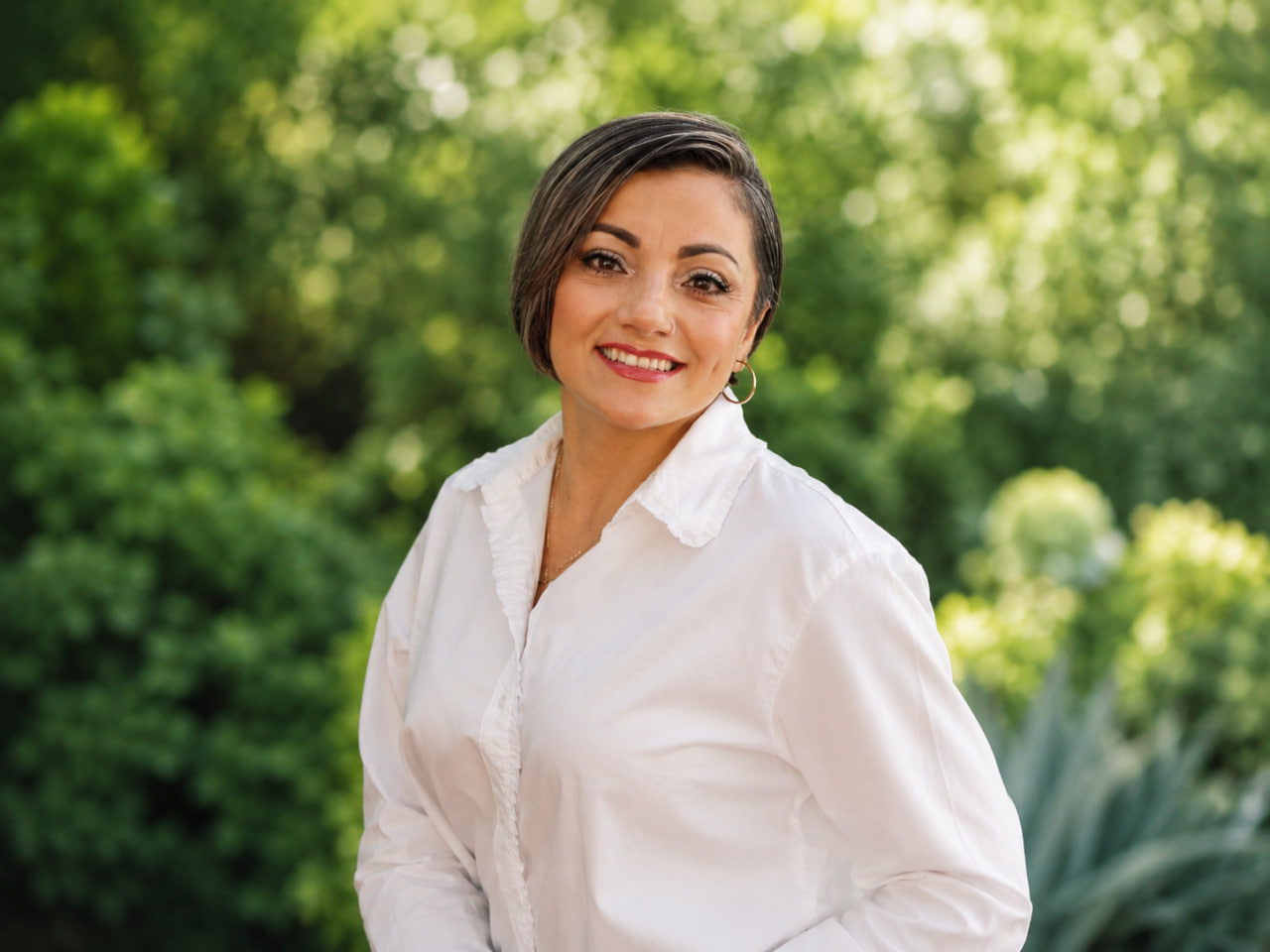 Integrante del departamento de diseño Gabriela González