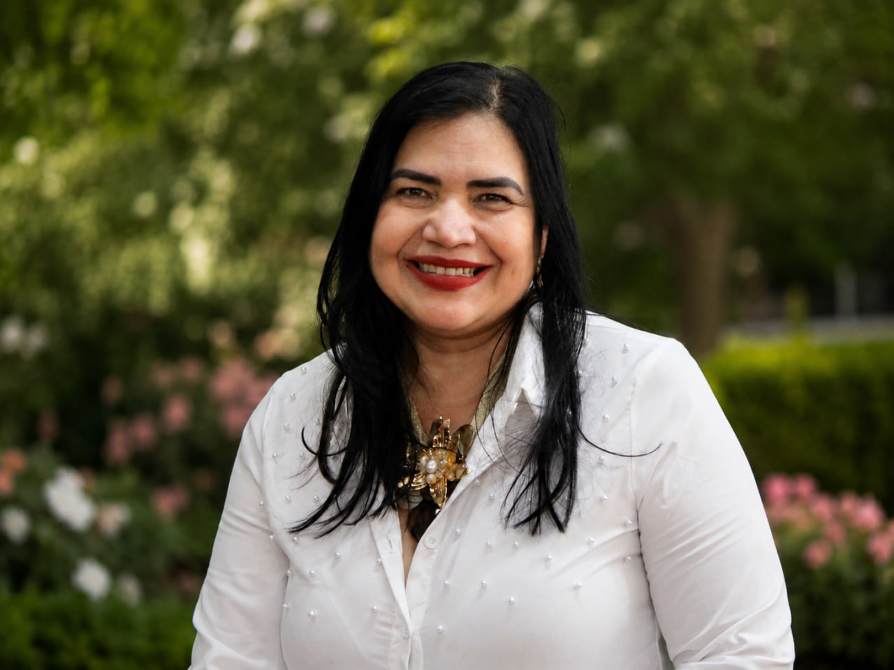 Integrante del departamento de estudios sociales y cívica Marlen Bejarano